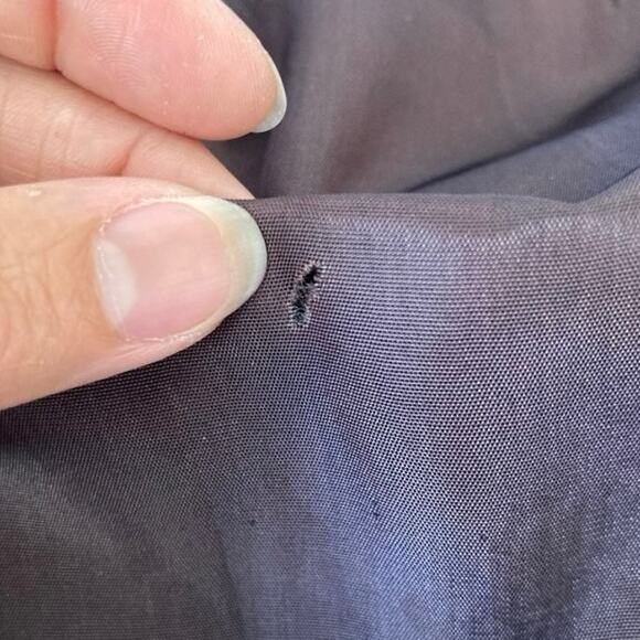 VTG Slouchy Brown Suede Overcoat | Nylon Lining | M | Minimalist Outerwear - Picture 10 of 10